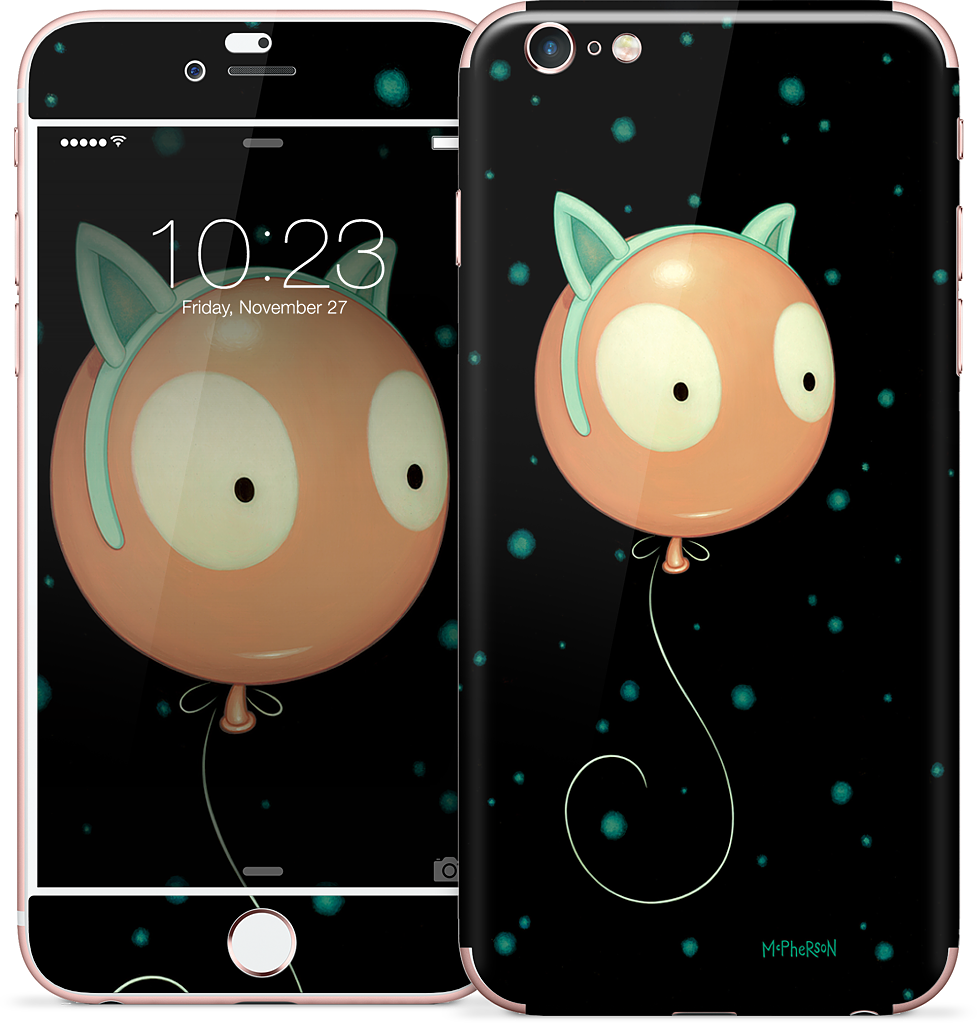 Wiggle Kitty iPhone Skin
