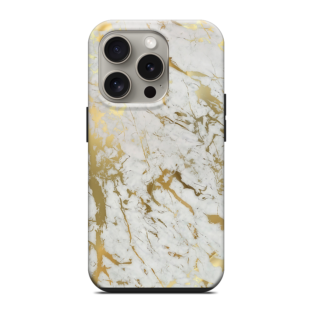 Gold Marble iPhone Case