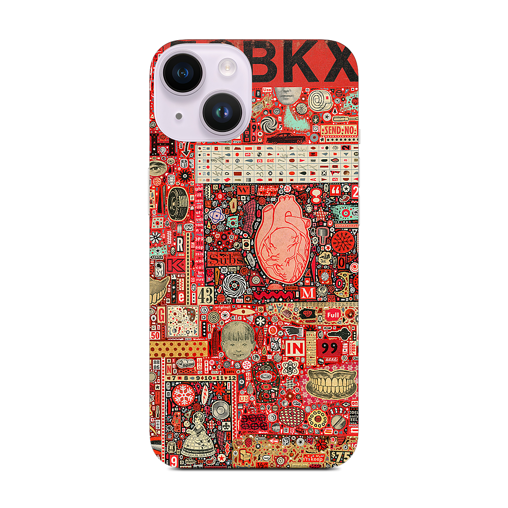 Big Numbers - Heart and Teeth iPhone Skin