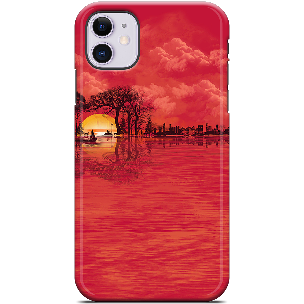 Musical Sunset iPhone Case
