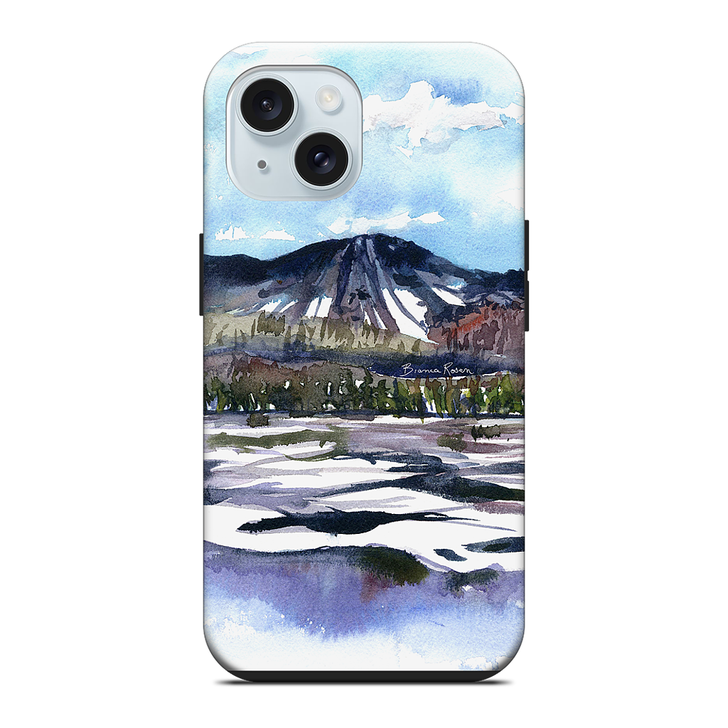 Ski Mountain iPhone Case