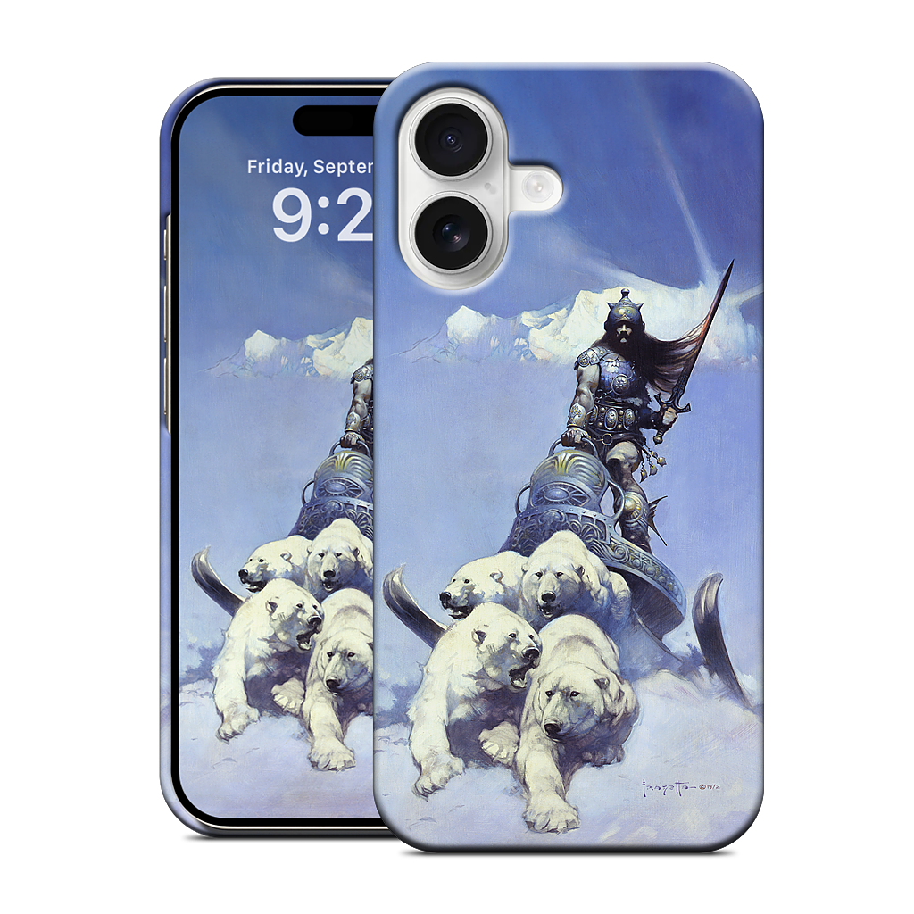 Silver Warrior iPhone Case
