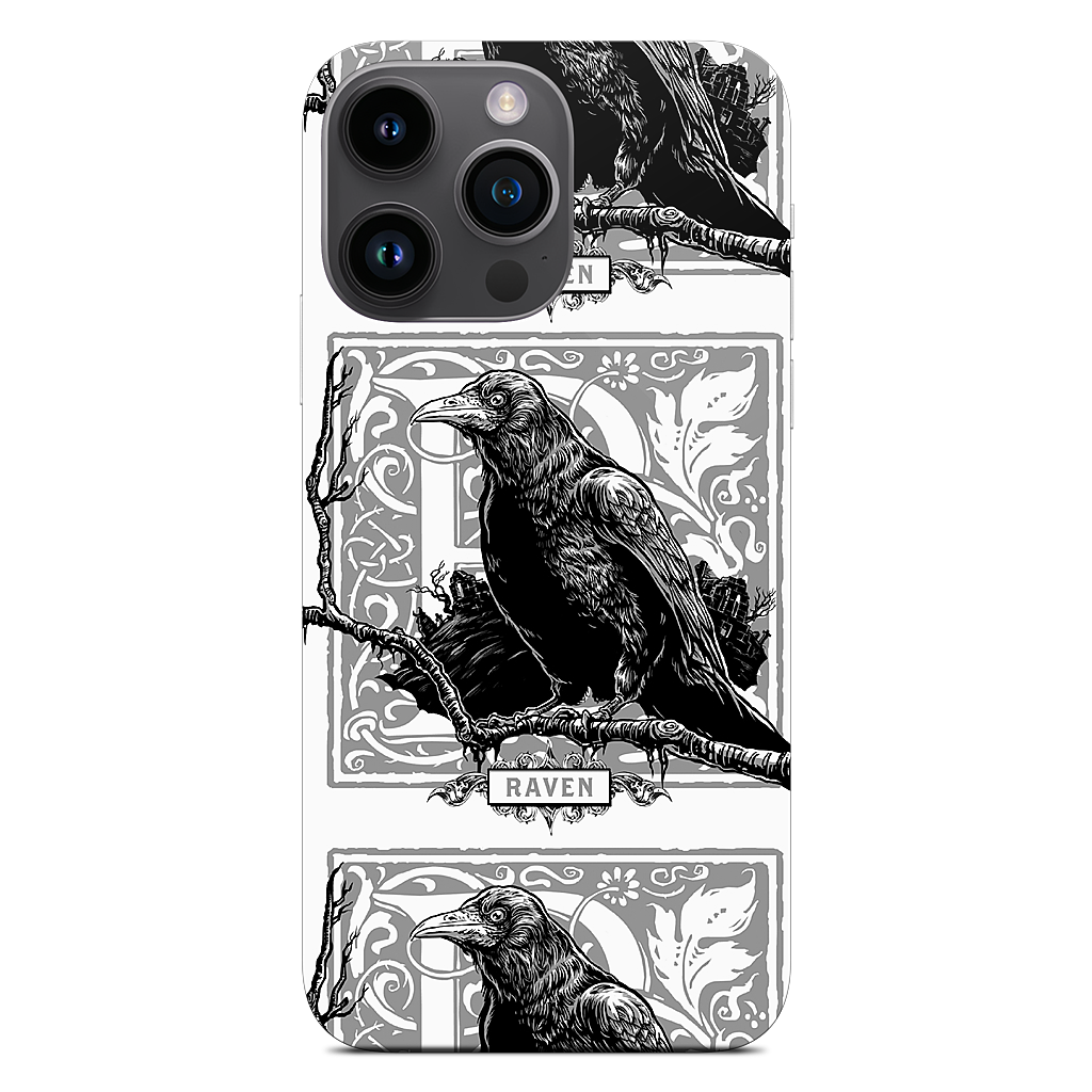 R Is For Raven iPhone Skin