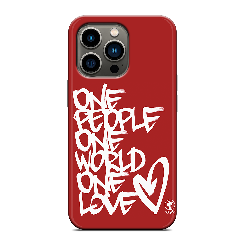 One People, One World, One Love iPhone Case