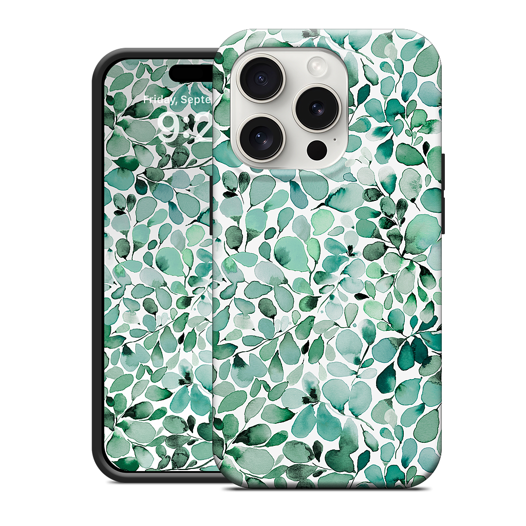Eucalyptus Leafy Green iPhone Case