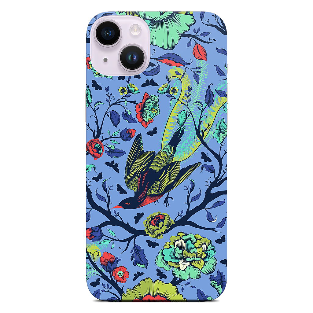 Tail Feathers Lupine iPhone Skin