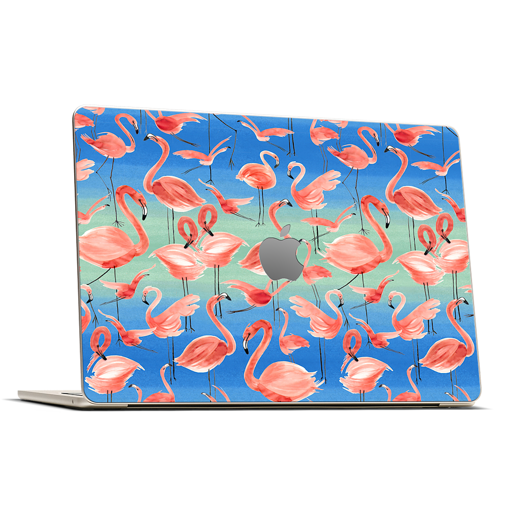 Flamingos MacBook Skin