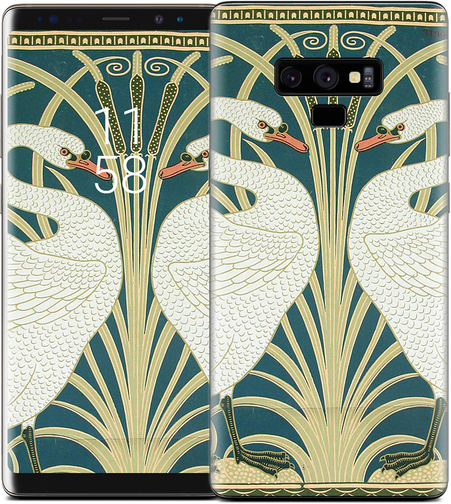 Swans and Irises Samsung Skin