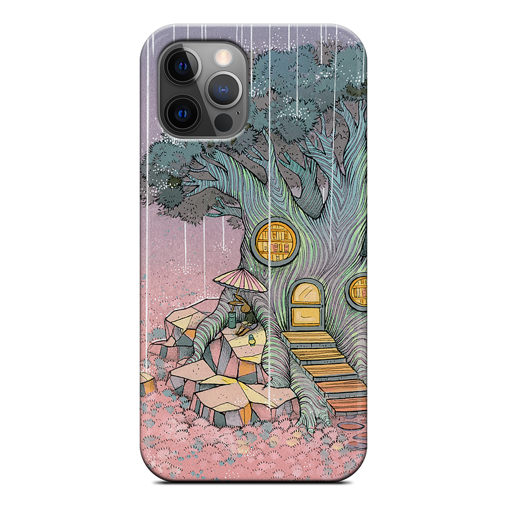 Rainy Day In The Library iPhone Case