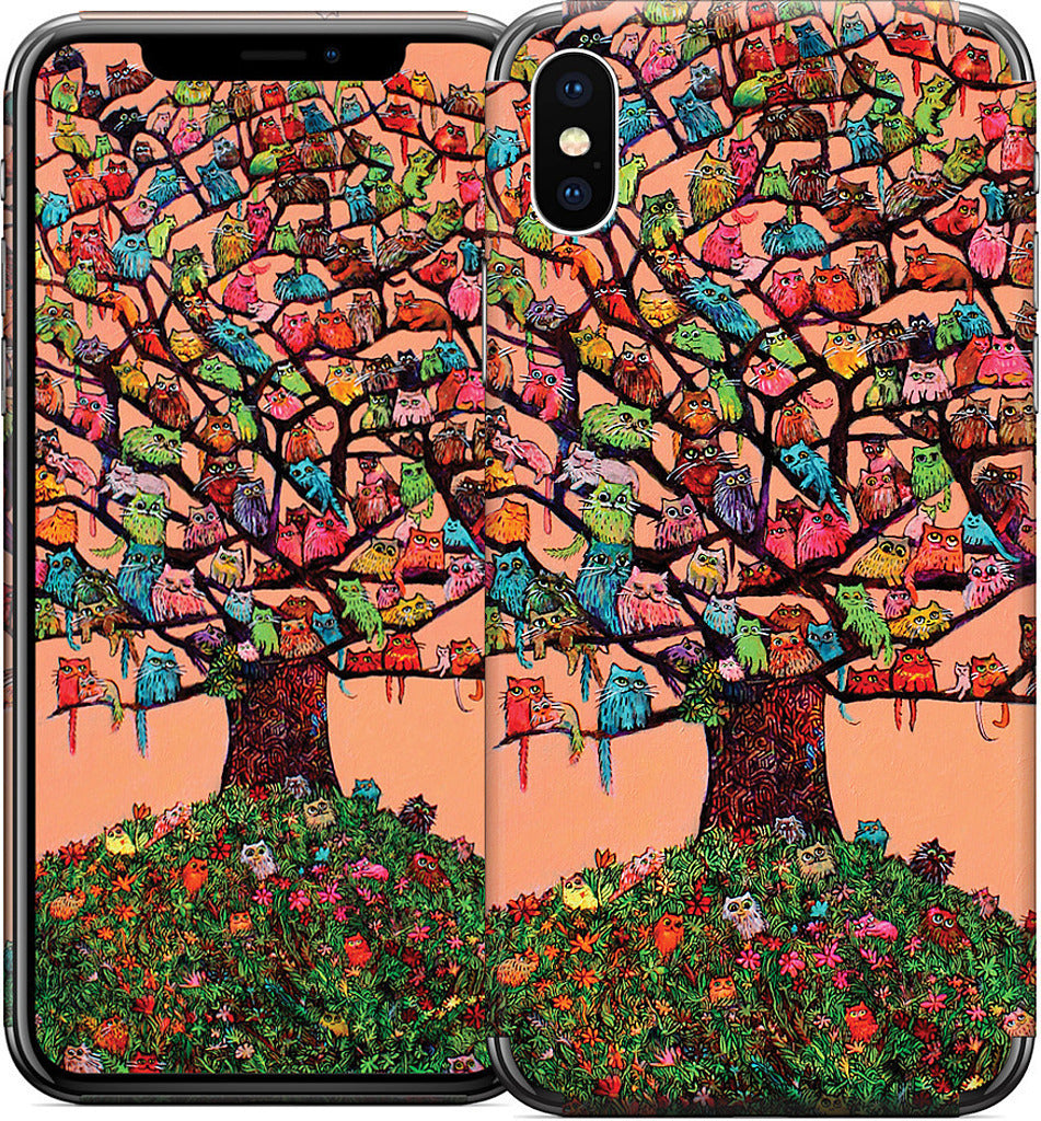 "Meau Tree" iPhone Skin
