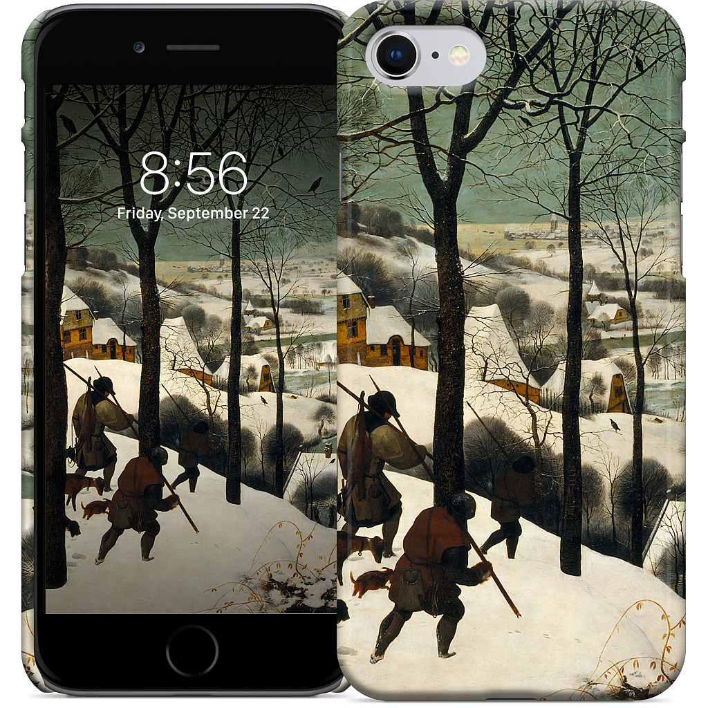 Hunters in the Snow iPhone Case
