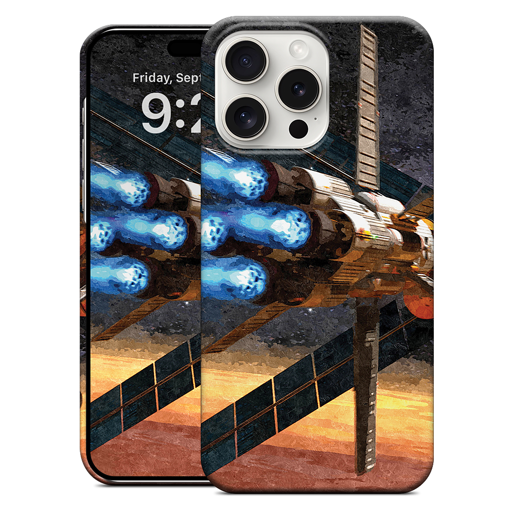 Mars Orbit iPhone Case