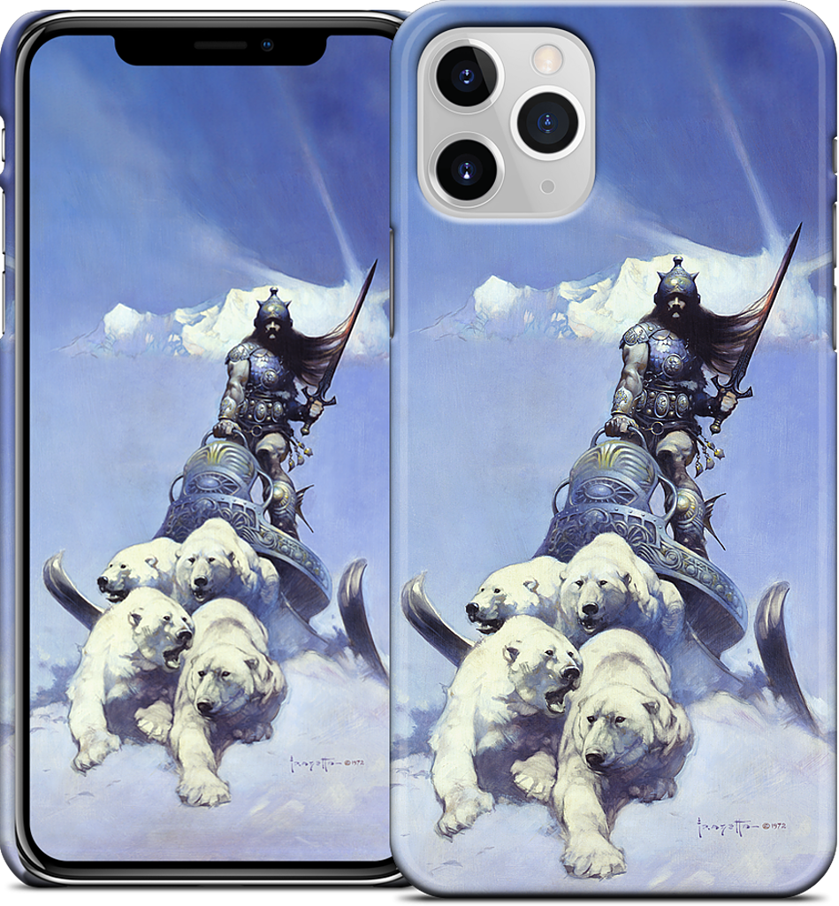Silver Warrior iPhone Case