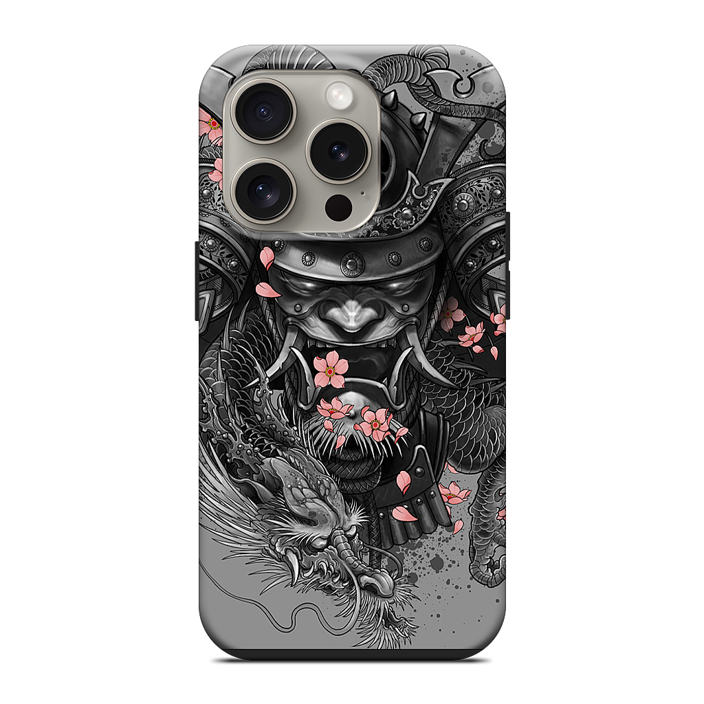 Samurai Dragon iPhone Case
