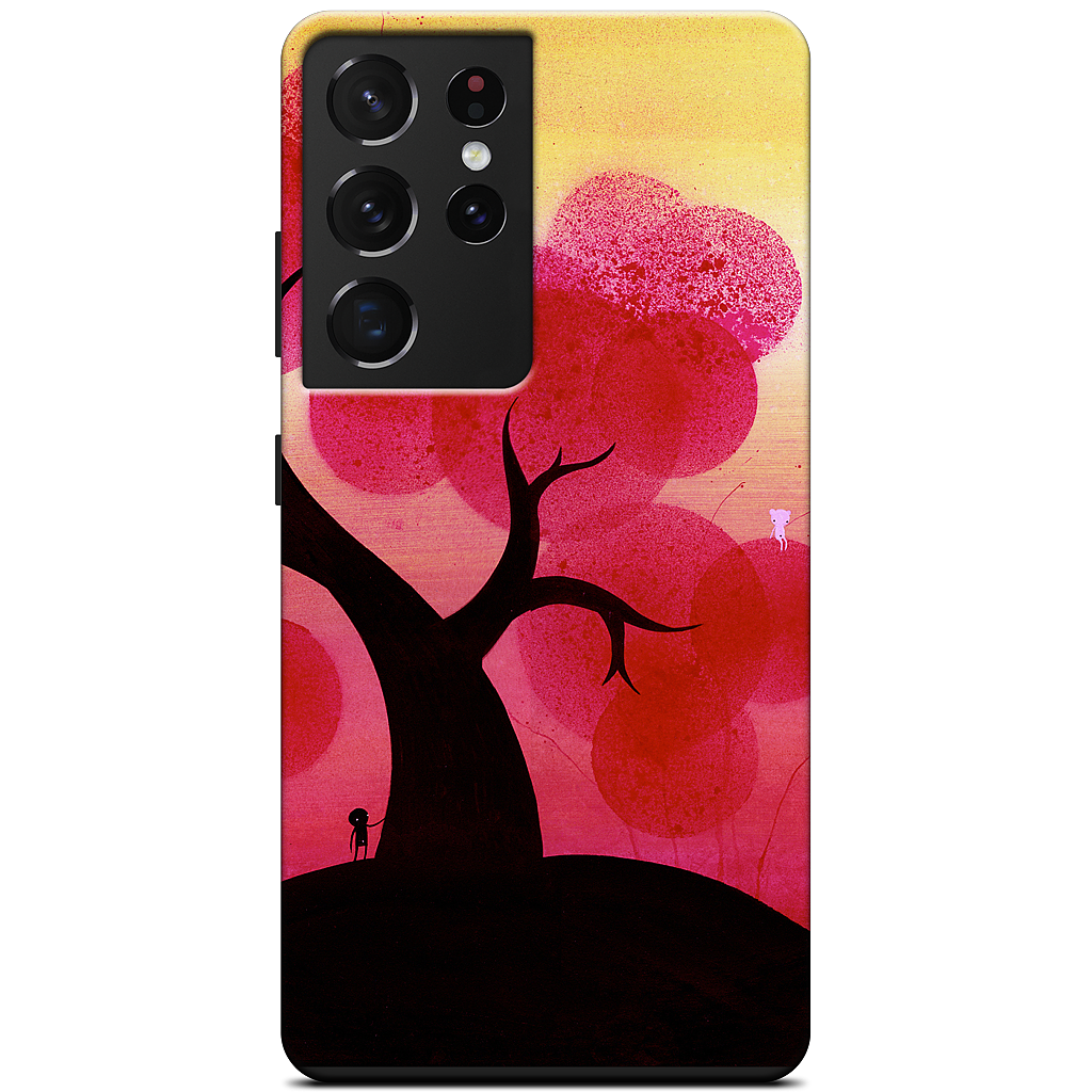Red Blossoms Samsung Case