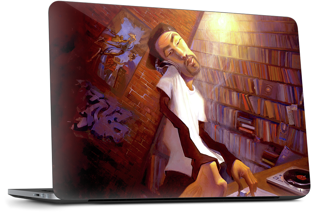 The DJ Dell Laptop Skin