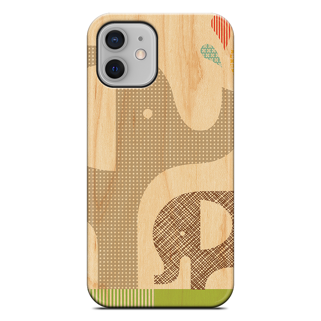 Elephant with Calf iPhone Case