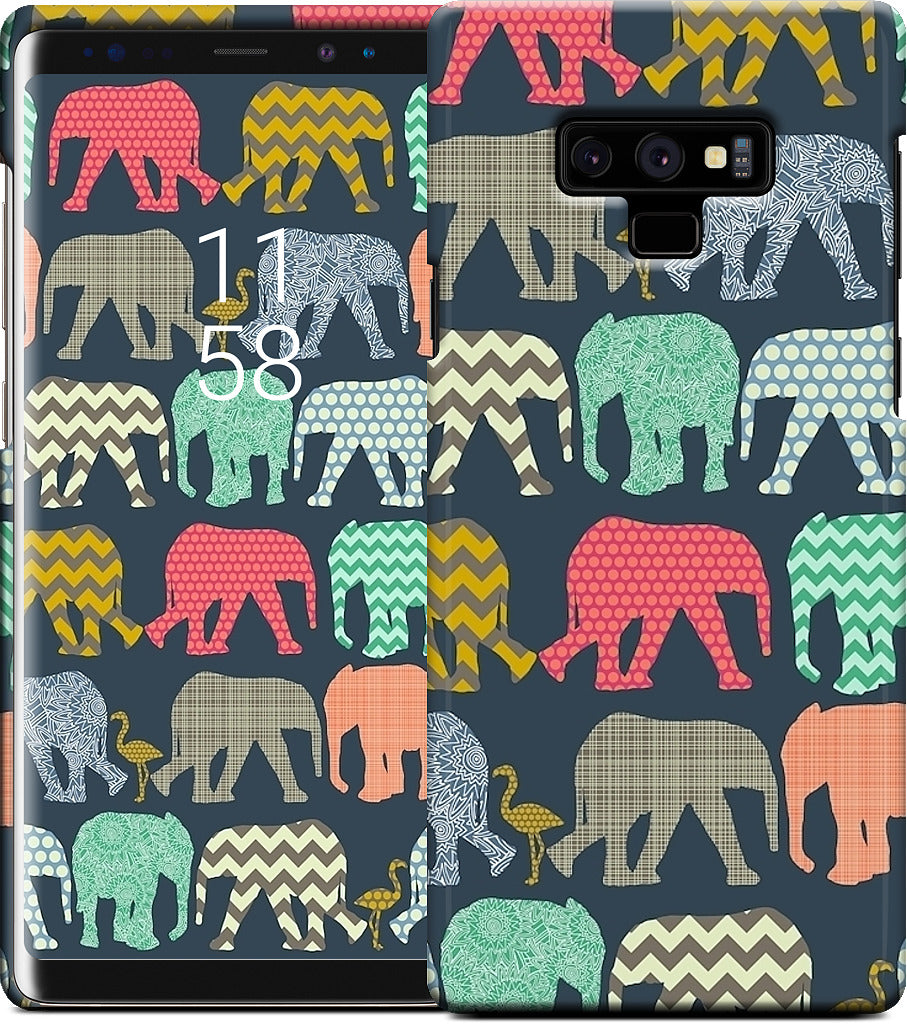baby elephants and flamingos Samsung Case