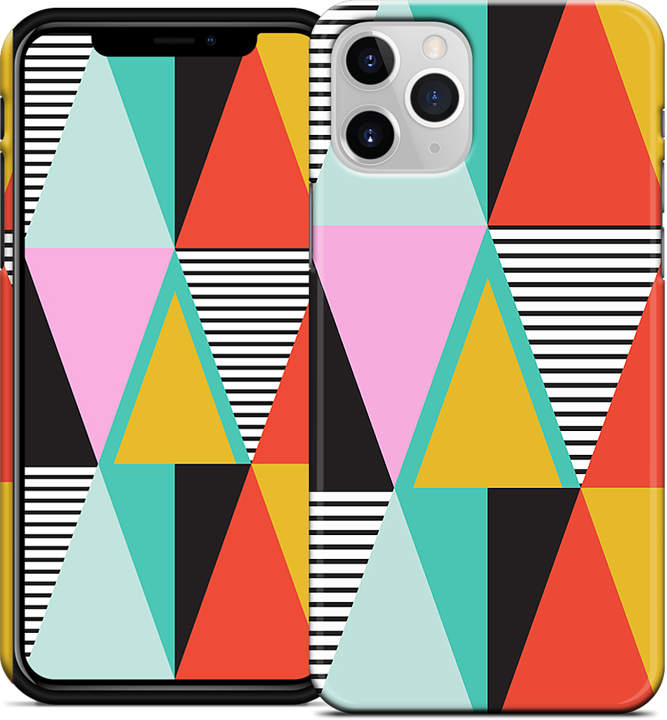 Graphic Triangles iPhone Case