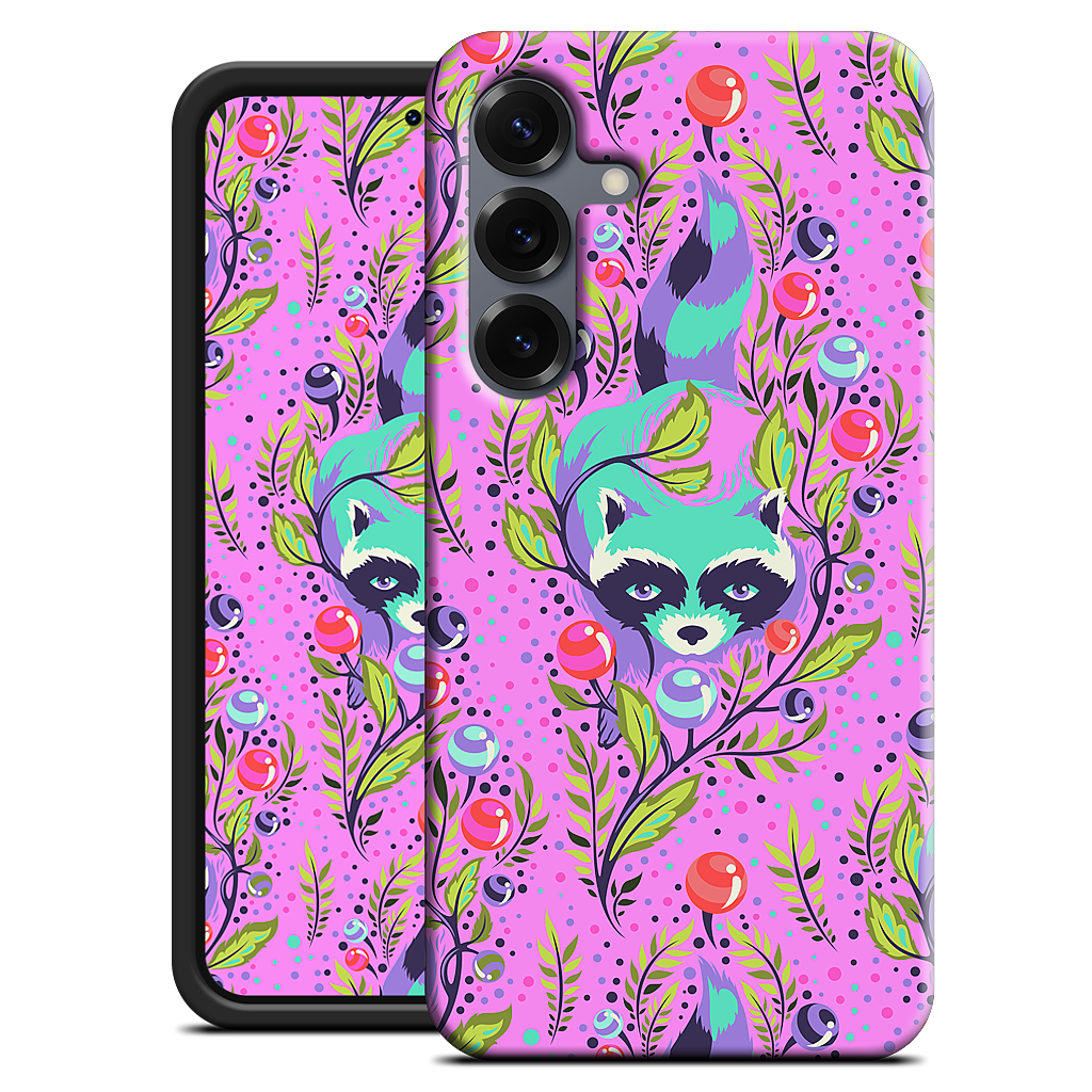 Raccoon Fuchsia Samsung Case