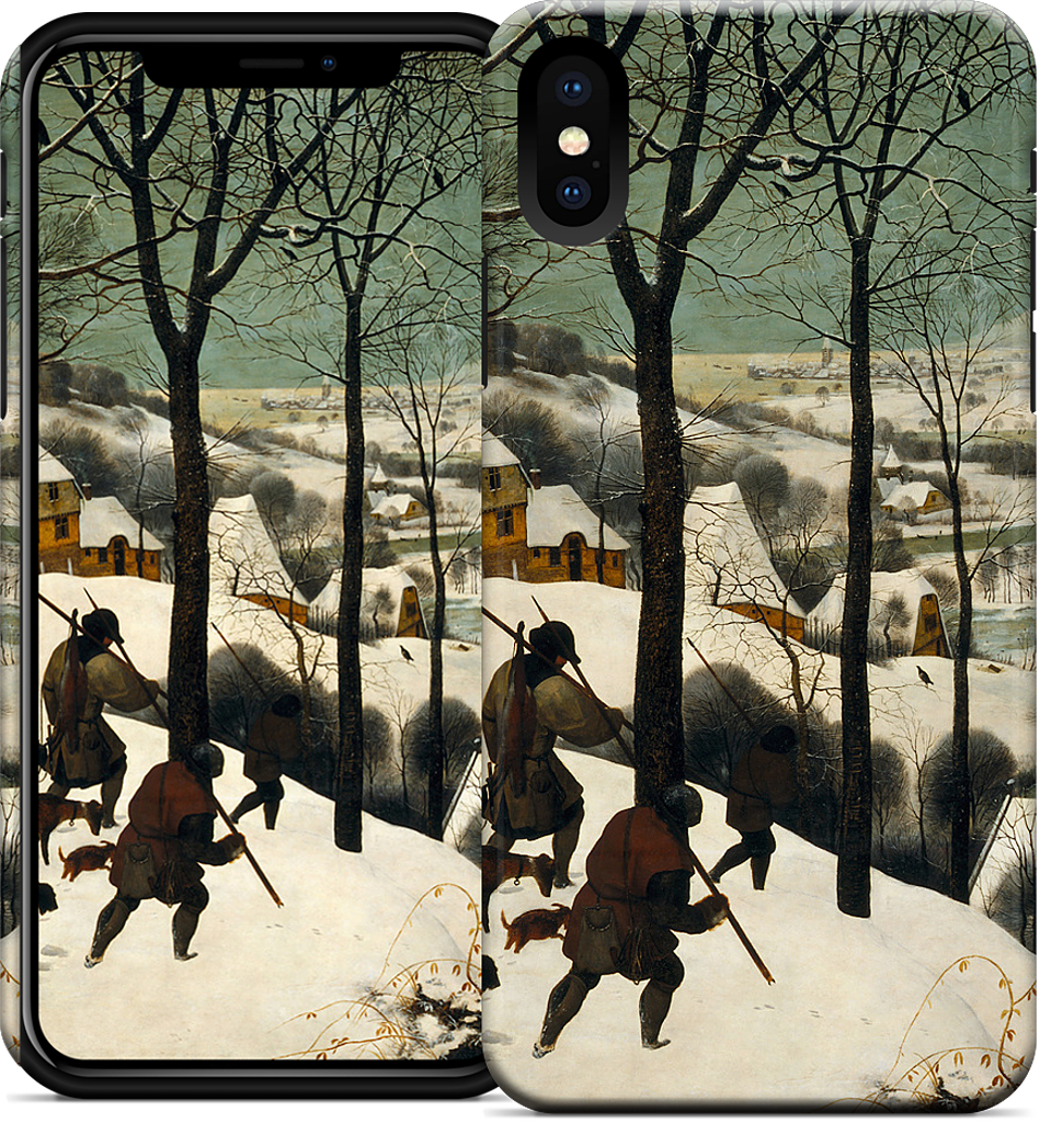 Hunters in the Snow iPhone Case