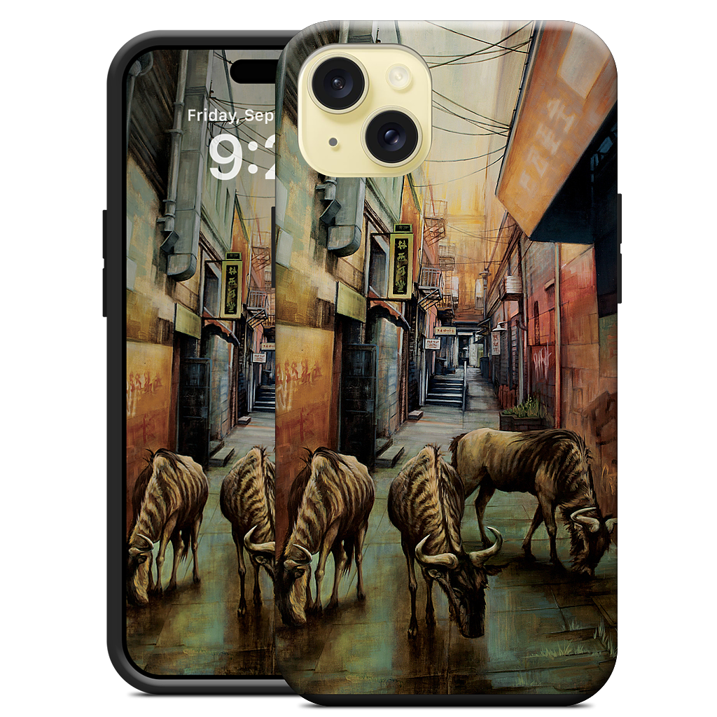 "Street of Three Beasts" -Levinson iPhone Case