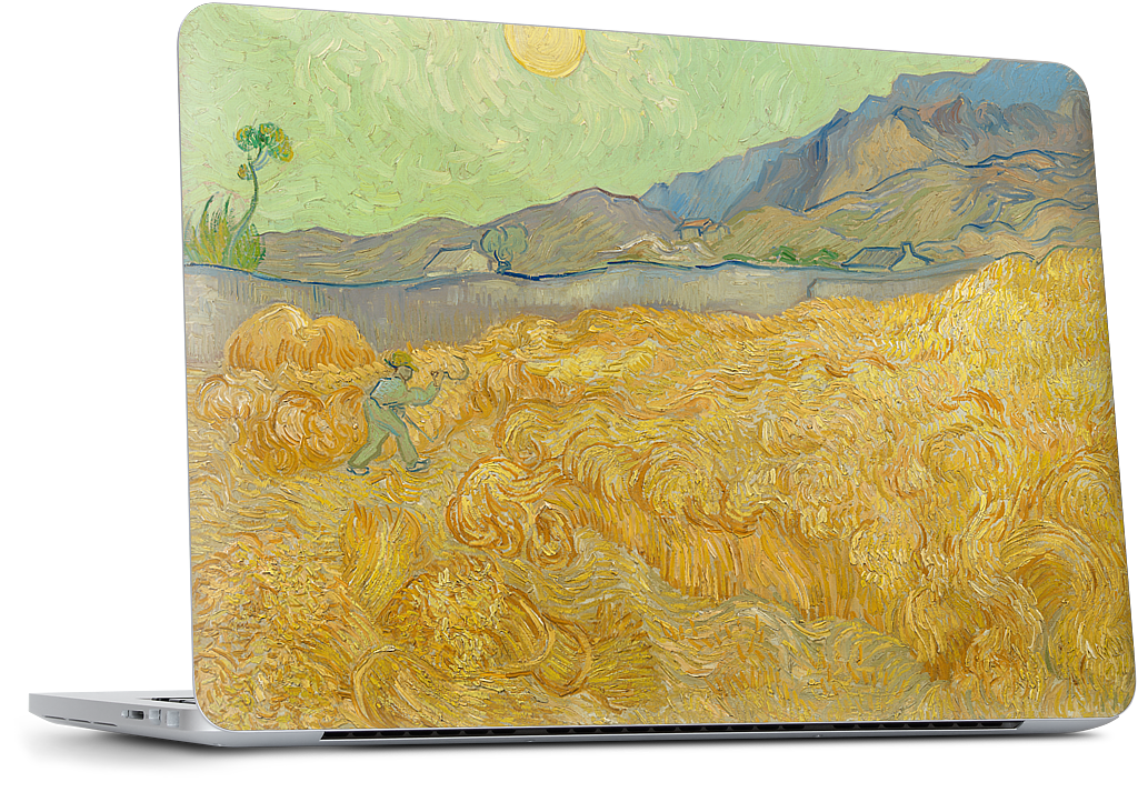 Wheatfield with a Reaper MacBook Skin