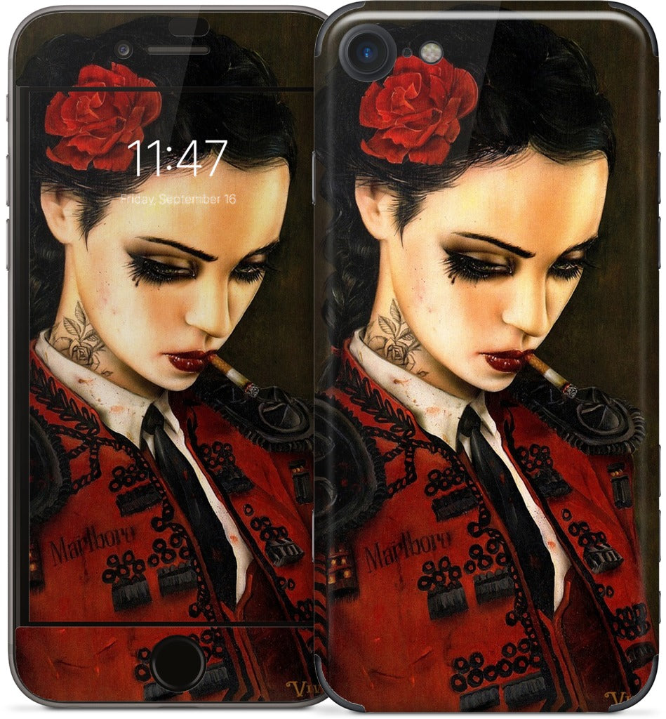 Bull Fight Her iPhone Skin