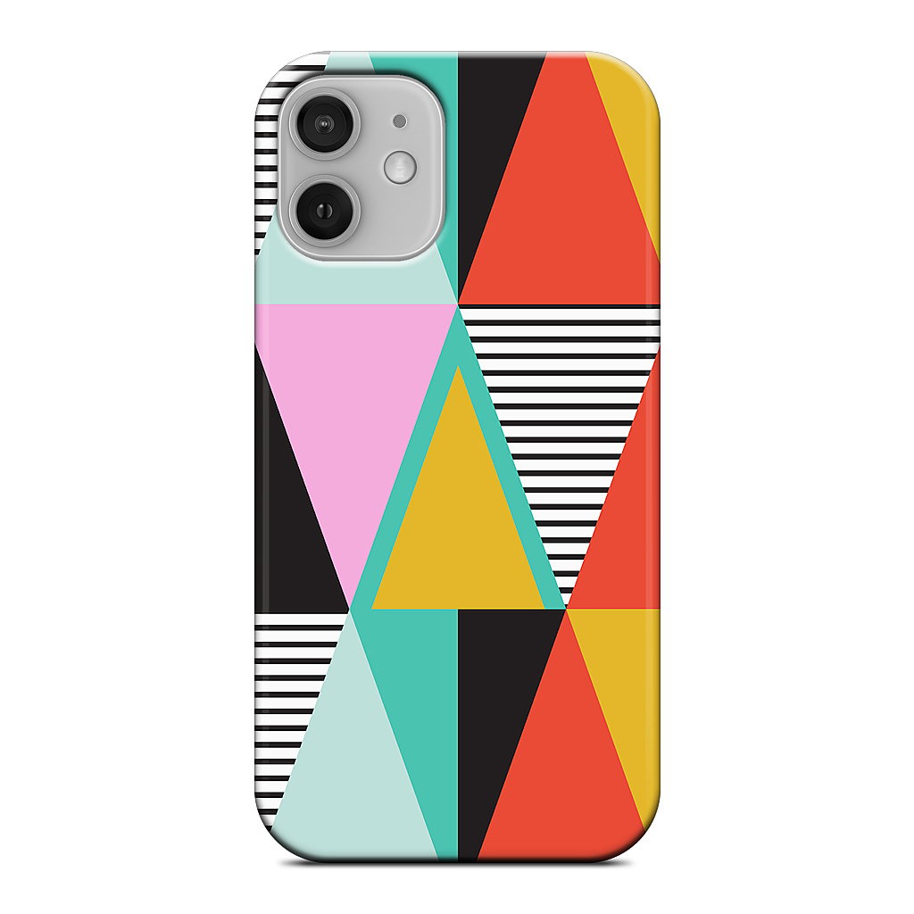 Graphic Triangles iPhone Case