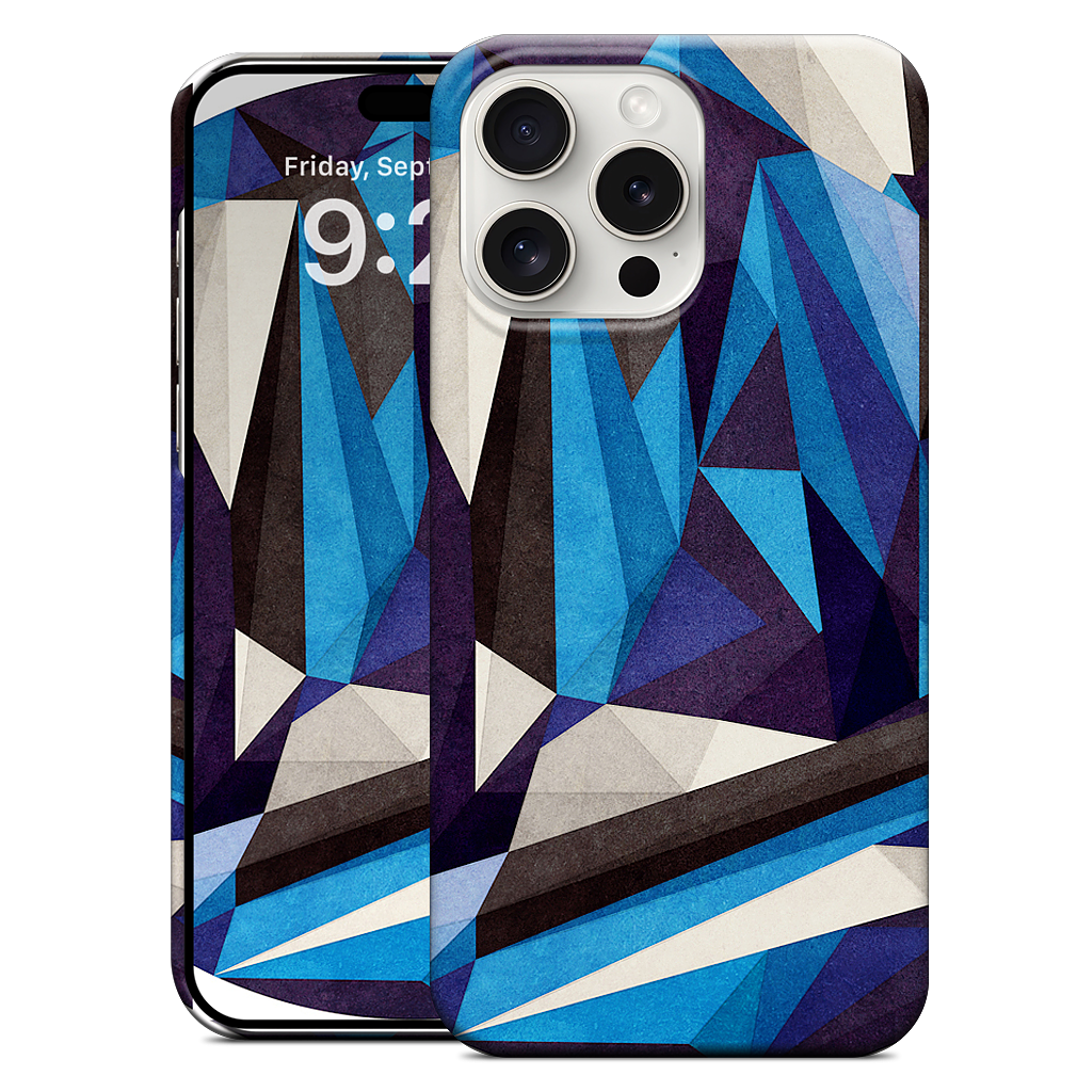 Blue Something iPhone Case