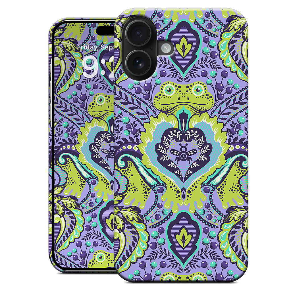 Frog Prince Orchid iPhone Case