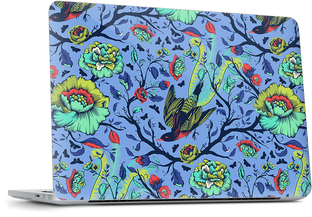Tail Feathers Lupine MacBook Skin