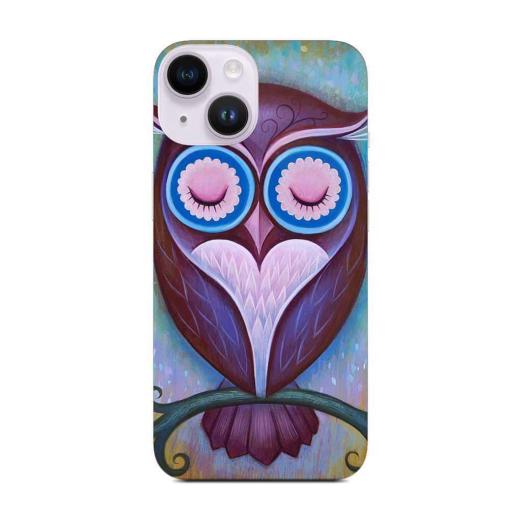 Sleepy Owl iPhone Skin