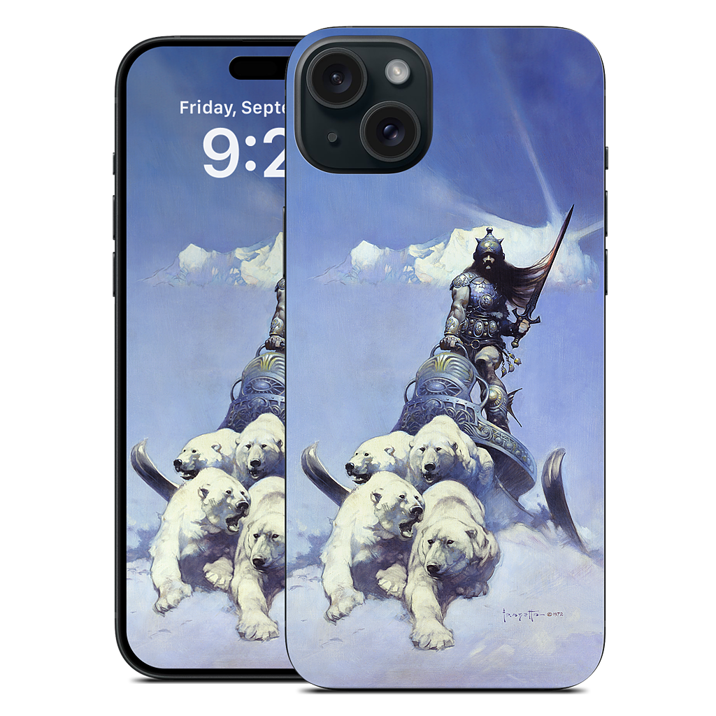 Silver Warrior iPhone Skin