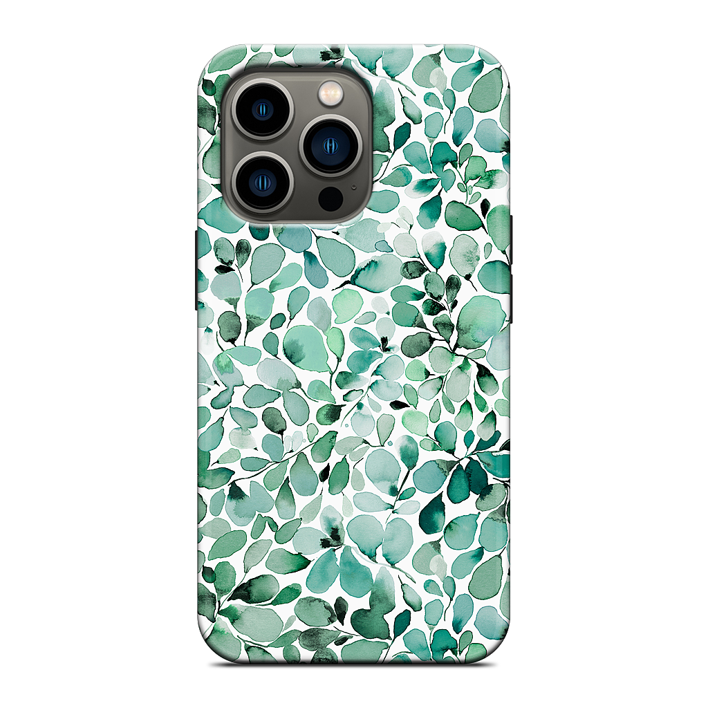 Eucalyptus Leafy Green iPhone Case