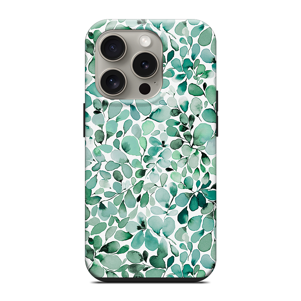 Eucalyptus Leafy Green iPhone Case