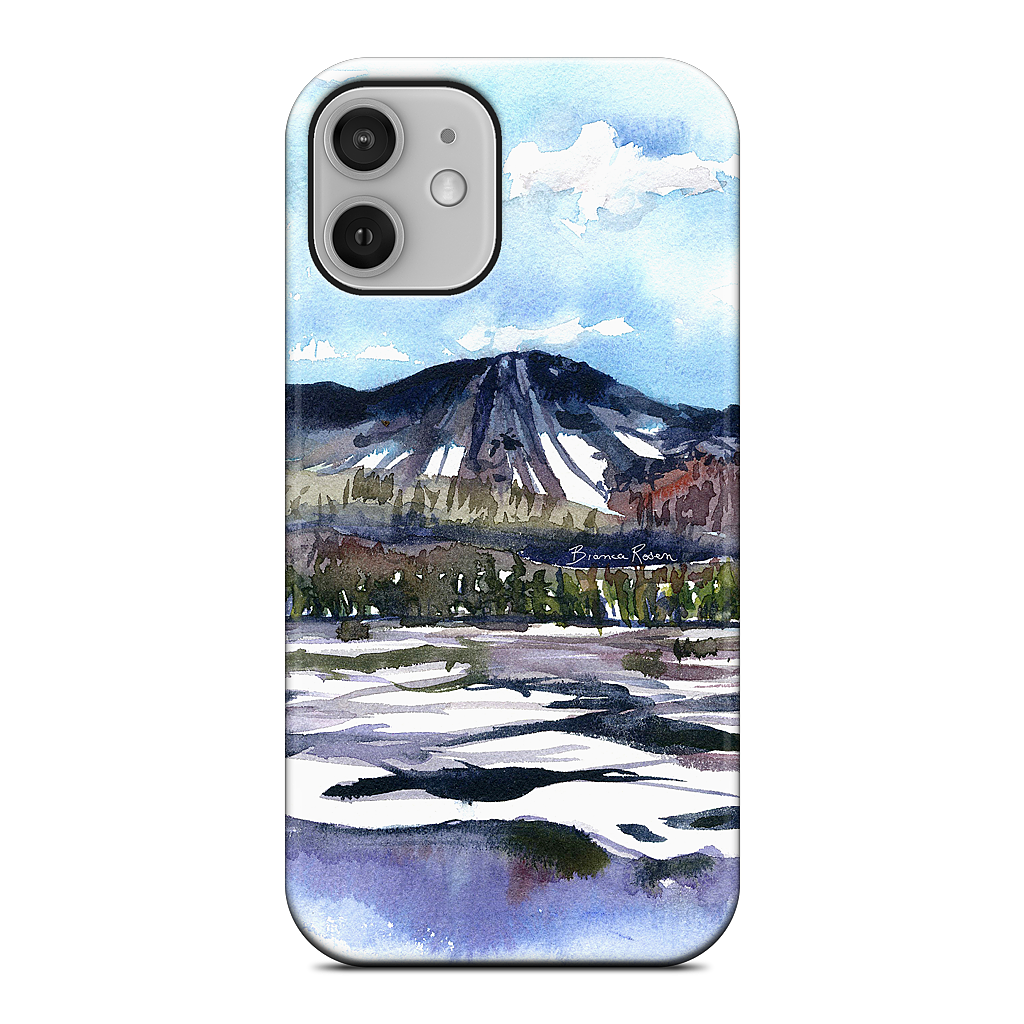 Ski Mountain iPhone Case