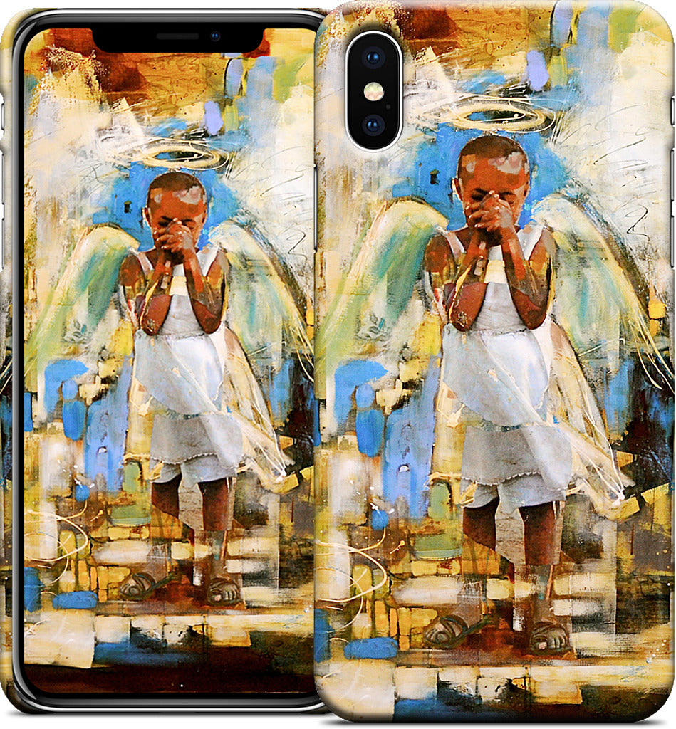 Shy Angel iPhone Case