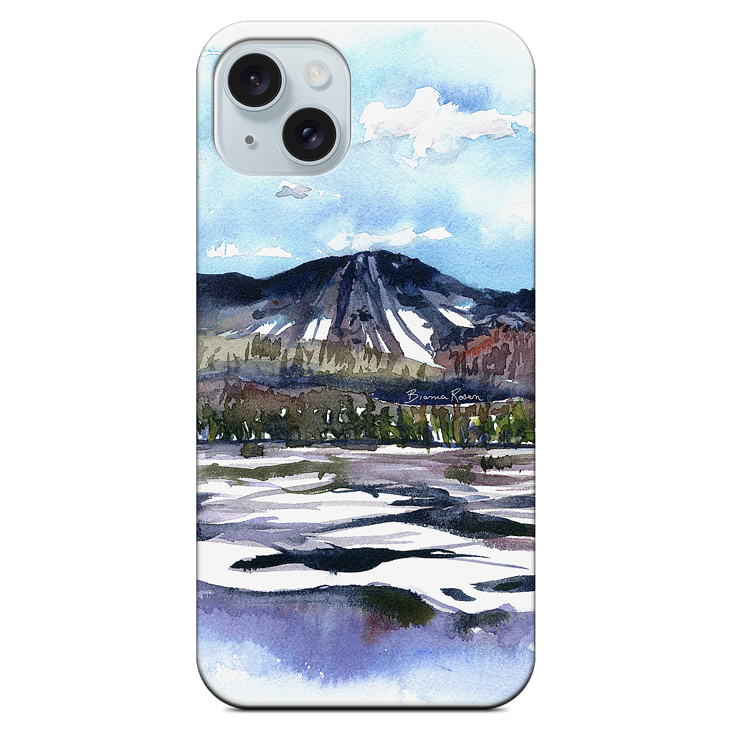 Ski Mountain iPhone Case