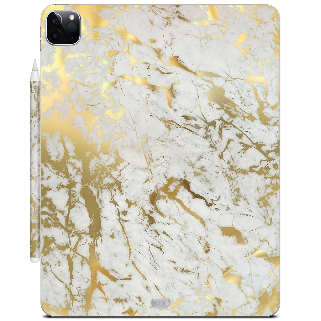 Gold Marble iPad Skin