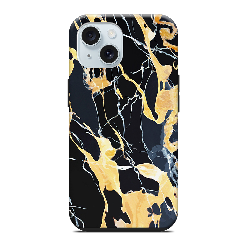 Black Marble iPhone Case