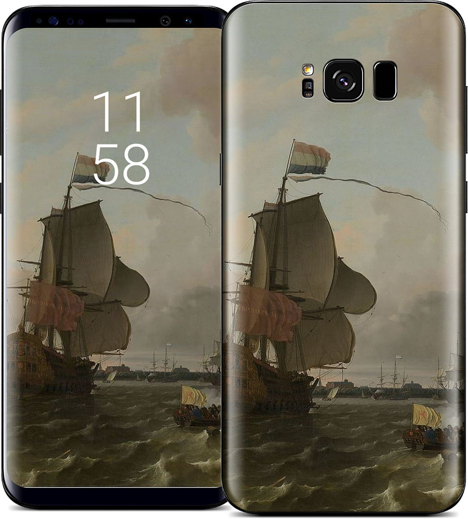 The Warship Brielle on the Maas Rotterdam Samsung Skin