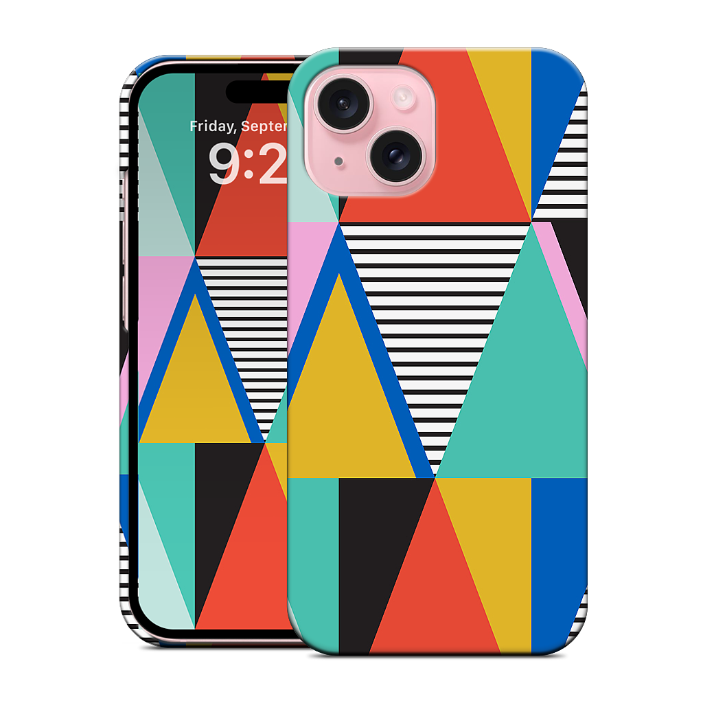 Graphic Triangles iPhone Case