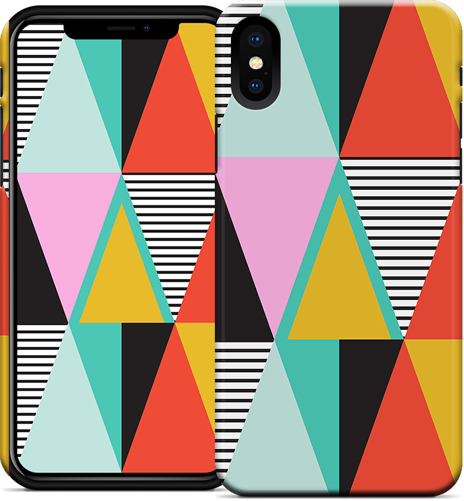 Graphic Triangles iPhone Case