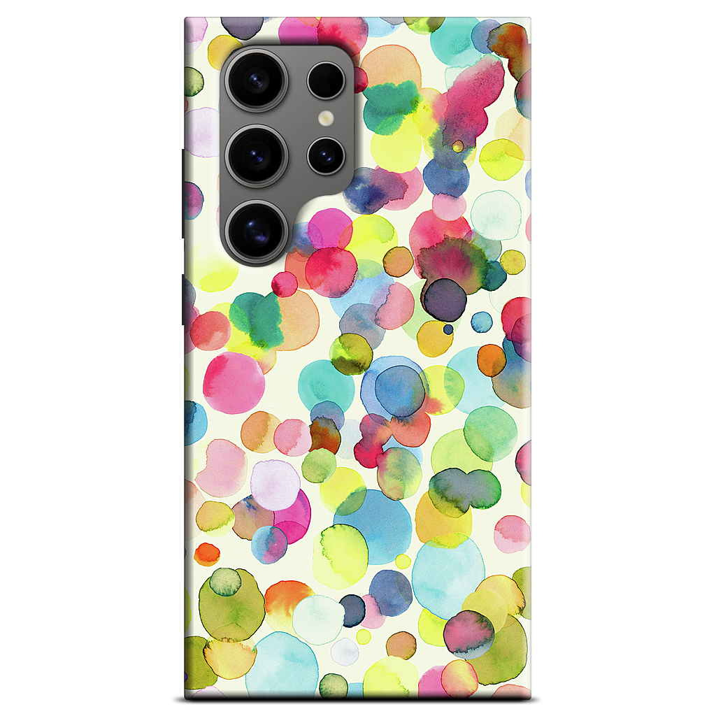 Watercolor Colorful Drops Samsung Case