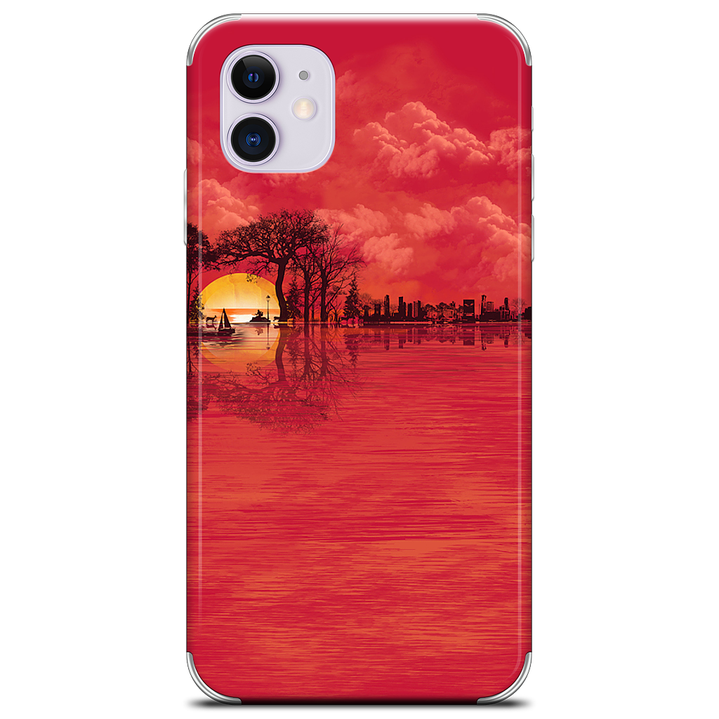 Musical Sunset iPhone Skin