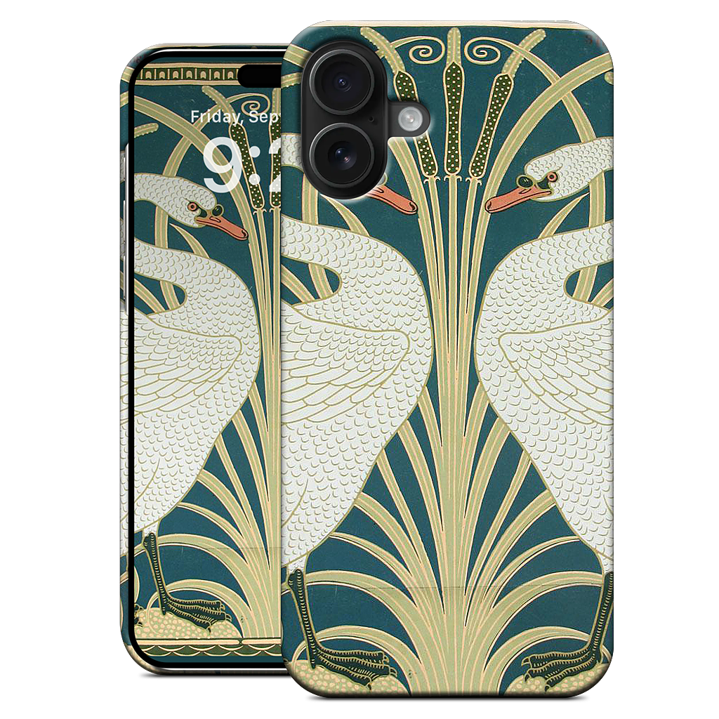 Swans and Irises iPhone Case