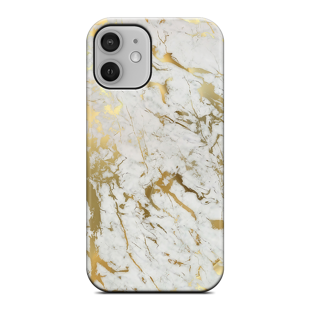 Gold Marble iPhone Case