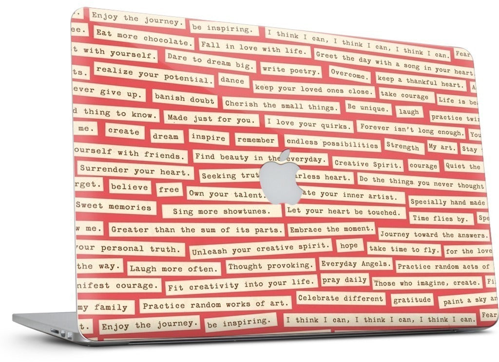 Happy Thoughts MacBook Skin