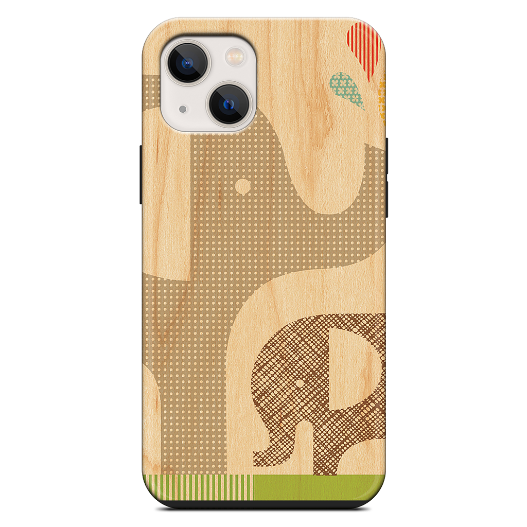 Elephant with Calf iPhone Case
